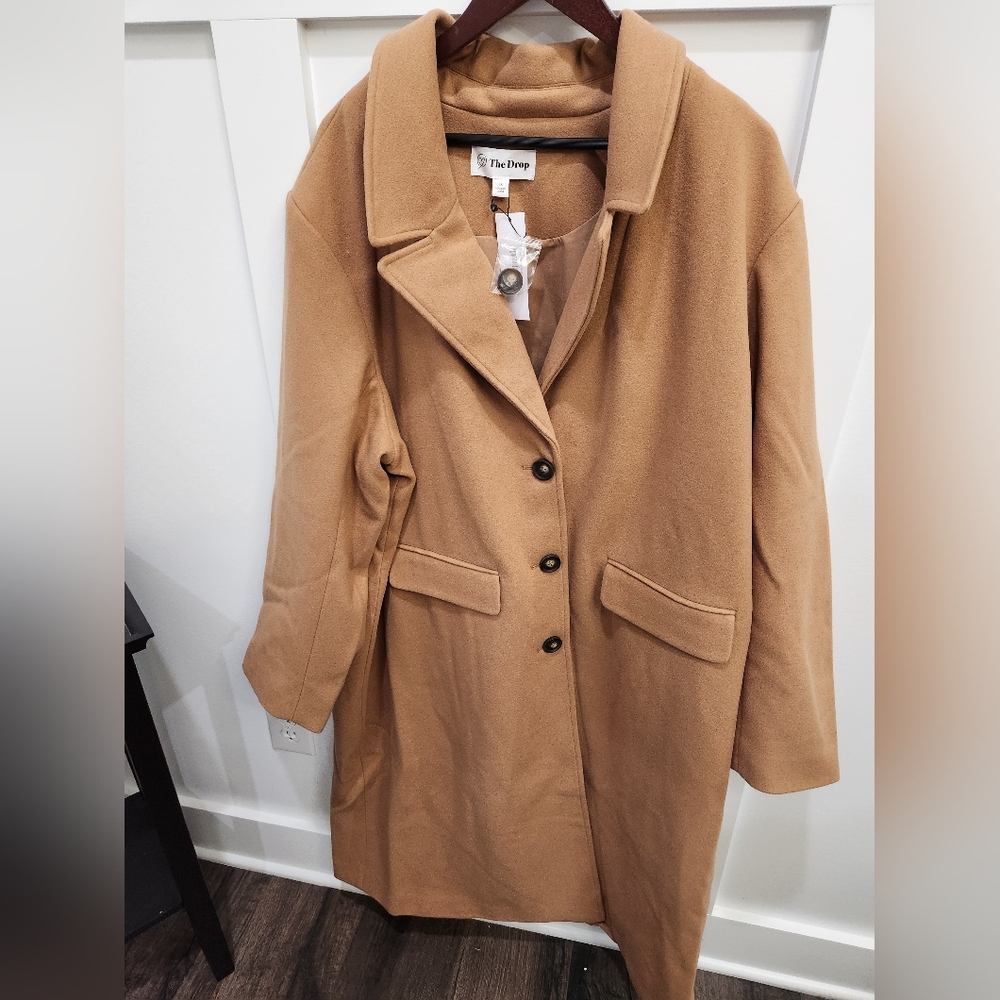 The Drop Women's Camel Trench Coat